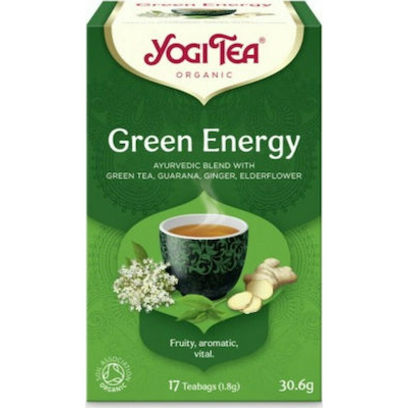 Yogi tea Green Energy ΒΙΟ 30,6g Τρόφιμα